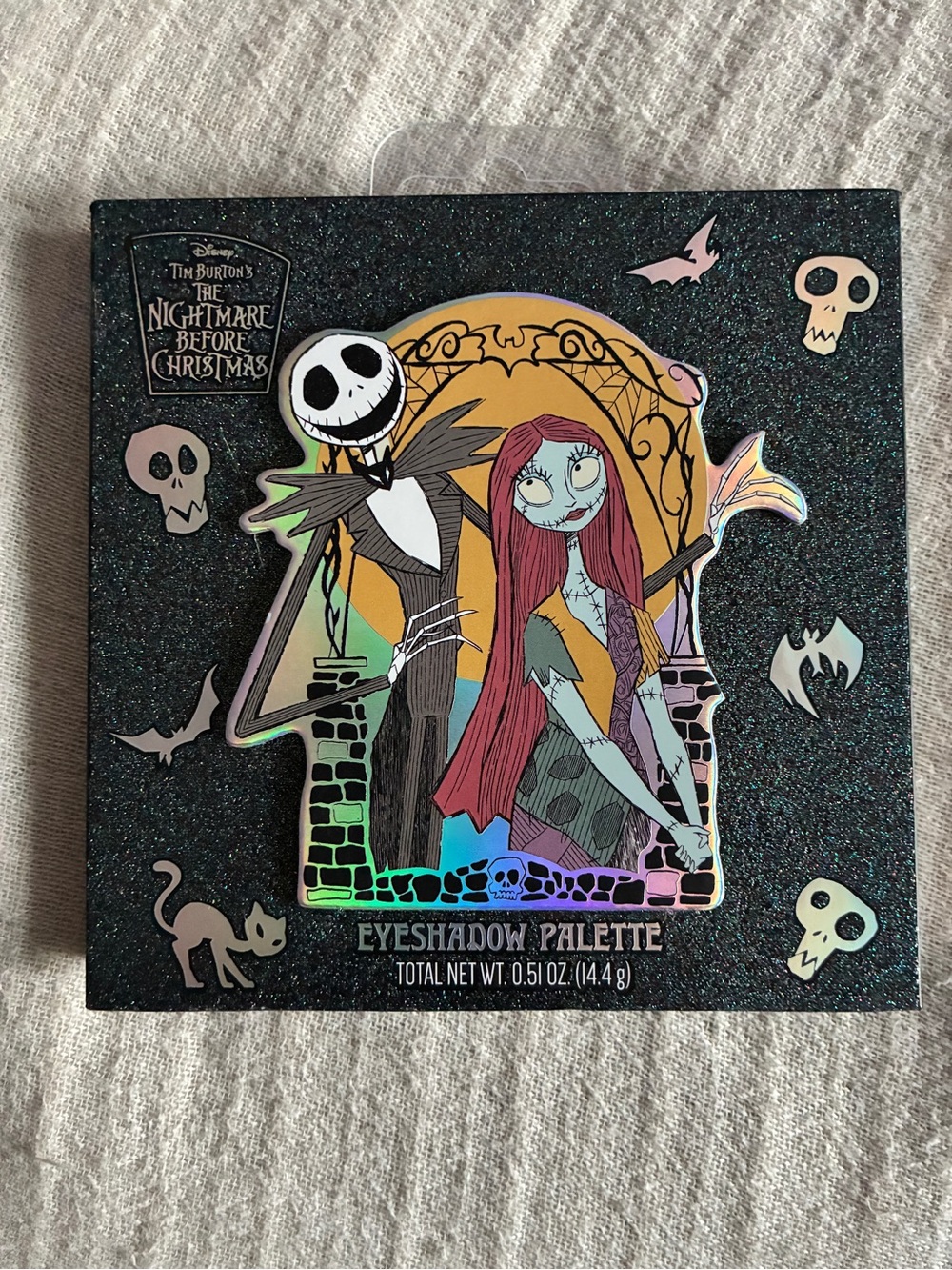 The Nightmare Before Christmas Neutral Eyeshadow Palette, 6 Matte 6 Shimmer NEW!